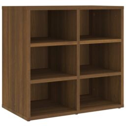 Berkfield Home Shoe Cabinet Brown Oak 52.5x30x50 cm - thumbnail 2