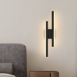 Pheashine Modern LED Wall Light Three-Colour Adjustable 13W in Black - thumbnail 2