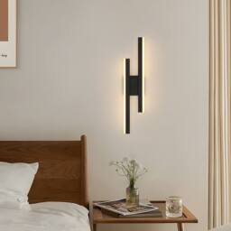 Pheashine Modern LED Wall Light Three-Colour Adjustable 13W in Black - thumbnail 7
