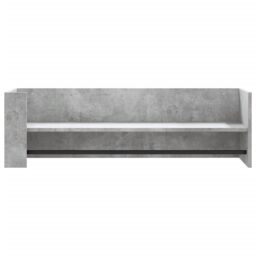 Berkfield Home Wall Shelf Concrete Grey 100x35x30.5 cm Engineered Wood - thumbnail 4