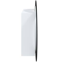 Berkfield Home Beautiful Bathroom Cabinet with Round Mirror&LED White 54x54x17.5 cm - thumbnail 7