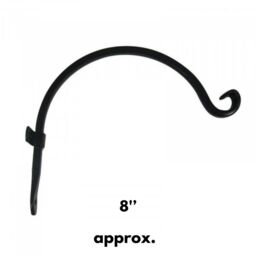 "Marco Paul 8"" Hanging Basket Bracket in Black" - thumbnail 3