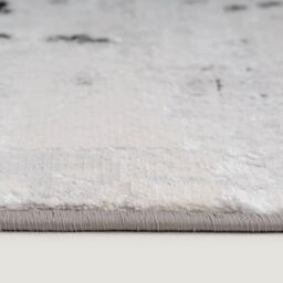 Kukoon Silver Grey Modern Contemporary Abstract Long Hallway Runner Rug 60cm x 240cm - Size: 60 cm x 240 cm - thumbnail 4