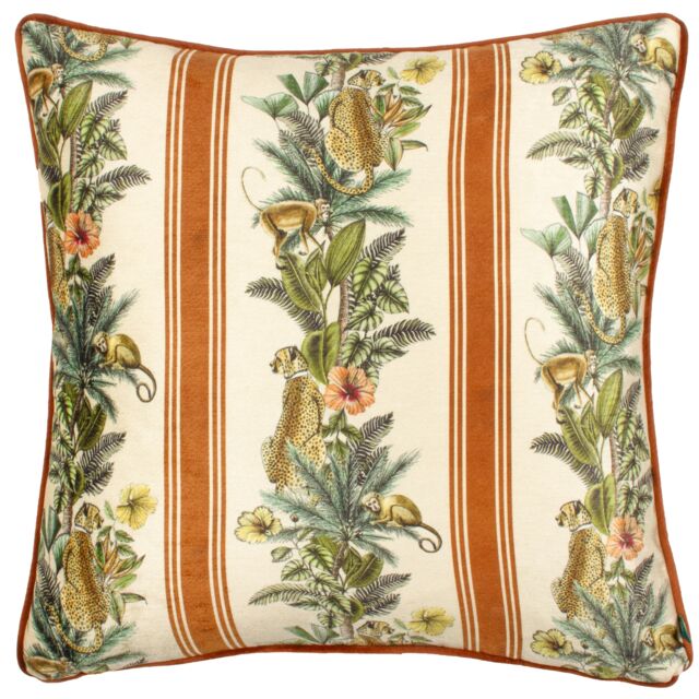 Wylder Tropics Leilani Nikau Siena Tropical Polyester Filled Cushion - Size: 43 cm x 43 cm - image 1