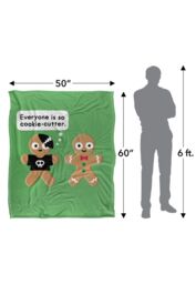 David Olenick A Snap Judgement Silky Touch Super Soft Throw Blanket 152 X 127 cm in White - thumbnail 5