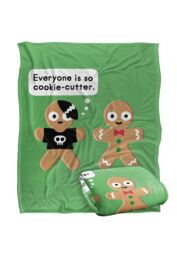David Olenick A Snap Judgement Silky Touch Super Soft Throw Blanket 152 X 127 cm in White - thumbnail 2