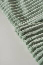 BHS Luxury Ribbon Velvet Silt Green Throw - thumbnail 2
