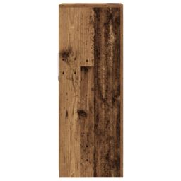 Berkfield Home Sideboard with LED Lights Old Wood 41x37x100 cm in Brown - Size: 41 x 37 x 100 cm - thumbnail 7