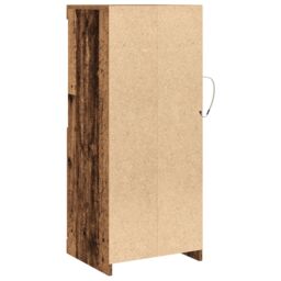 Berkfield Home Sideboard with LED Lights Old Wood 41x37x100 cm in Brown - Size: 41 x 37 x 100 cm - thumbnail 8