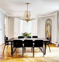 NIVOR Vintage Crystal Chandelier 8-Light K9 Crystal Chandeliers Gold in Metallic Gold - thumbnail 5