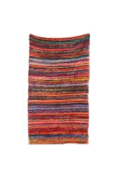 KDMD Luxury Orange Rag Rug 152x90cm - Soft, Vibrant Home Accent - Size: Medium - thumbnail 6