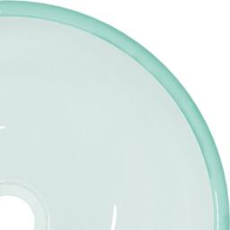 Berkfield Home Basin Tempered Glass 30x12 cm Frosted in Aqua - thumbnail 4