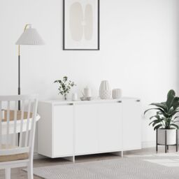 Berkfield Home White Sideboard White Wood 135 x 41 x 75 cm White Sideboard