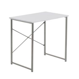 Harbour Housewares Wooden Office Desk in White