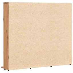 Berkfield Home CD Cabinet Artisan Oak 100x23x89.5 cm Engineered Wood in Brown - thumbnail 6