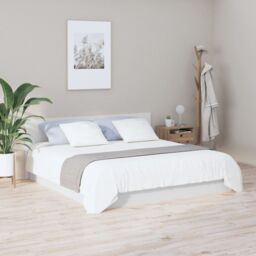 Berkfield Home Bed Headboard White 200x1.5x80 cm Engineered Wood - thumbnail 3