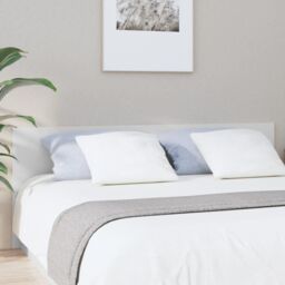 Berkfield Home Bed Headboard White 200x1.5x80 cm Engineered Wood