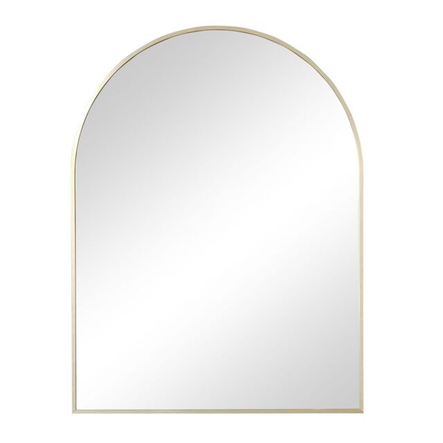 Melody Maison Gold Arched Wall Mirror 80cm X 60cm - Size: 80 cm X 60 cm - image 1