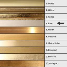 Melody Maison Gold Arched Wall Mirror 80cm X 60cm - Size: 80 cm X 60 cm - thumbnail 6