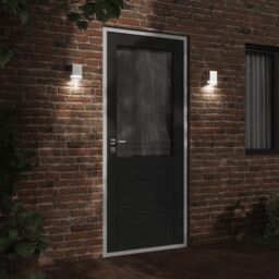 Berkfield Home Outdoor Wall Light Silver Stainless Steel - thumbnail 3