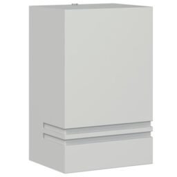 Berkfield Home Outdoor Wall Light Silver Stainless Steel - thumbnail 2
