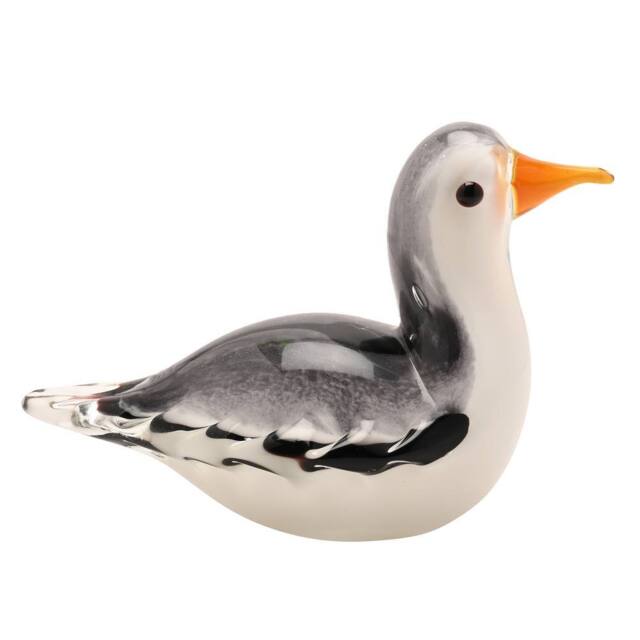 Objets d'Art Glass Figurine Seagull in White - image 1