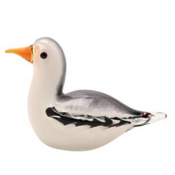 Objets d'Art Glass Figurine Seagull in White - thumbnail 3