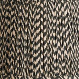 Ruma Black Chevron Tapered Pleated Shade for Table Lamps - Size: 18 inches - thumbnail 3