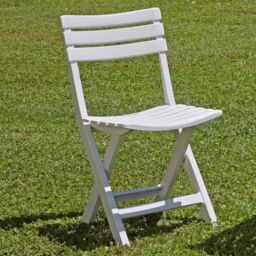 EONLION 1 2 4 6 Pcs Collapsible Outdoor Folding White Garden Chairs Camping Patio Lounge - thumbnail 1