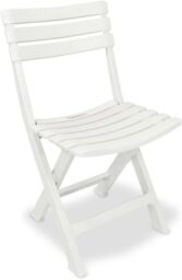 EONLION 1 2 4 6 Pcs Collapsible Outdoor Folding White Garden Chairs Camping Patio Lounge - thumbnail 2