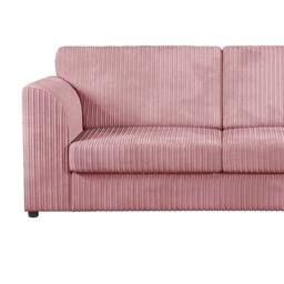 Furniture 786 Hannah Jumbo Cord Full Back 4 Seater Right Hand Facing Corner Sofa in Pink - thumbnail 4