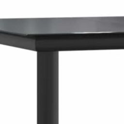Berkfield Home 7 Piece Garden Dining Set Black Poly Rattan Glass - thumbnail 9