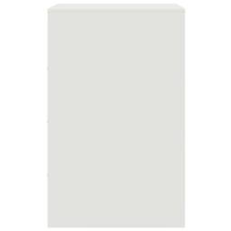 Berkfield Home Stylish Bedside Cabinets 2 pcs White 34.5x39x62 cm Steel - thumbnail 8