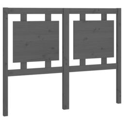 Berkfield Home Bed Headboard Grey 125.5x4x100 cm Solid Pine Wood - thumbnail 2