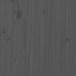 Berkfield Home Bed Headboard Grey 125.5x4x100 cm Solid Pine Wood - thumbnail 5