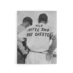 "Artery8 Watching Baseball game Dorothea Lange Canvas Wall Art Print - Size: W18"" x H24""" - thumbnail 1