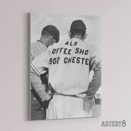 "Artery8 Watching Baseball game Dorothea Lange Canvas Wall Art Print - Size: W18"" x H24""" - thumbnail 2