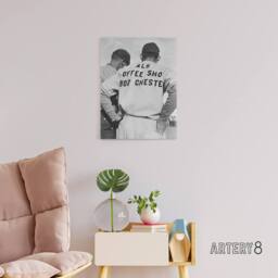 "Artery8 Watching Baseball game Dorothea Lange Canvas Wall Art Print - Size: W18"" x H24""" - thumbnail 3