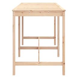 Berkfield Home Garden Table 203.5x90x110 cm Solid Wood Pine in Natural - thumbnail 5