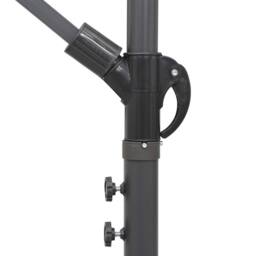 Berkfield Home Hanging Parasol Green 3 m Aluminium Pole - thumbnail 5