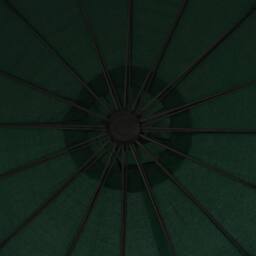 Berkfield Home Hanging Parasol Green 3 m Aluminium Pole - thumbnail 8