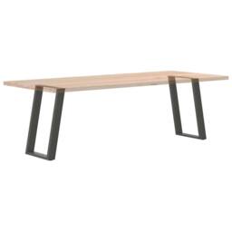 Berkfield Home Modern vidXL Dining Table Legs U-Shaped 2 pcs Anthracite 50x(72-7 in Dark Grey - thumbnail 8