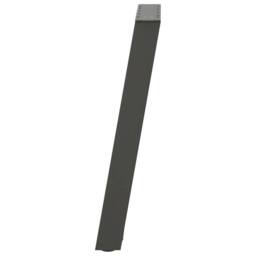 Berkfield Home Modern vidXL Dining Table Legs U-Shaped 2 pcs Anthracite 50x(72-7 in Dark Grey - thumbnail 6