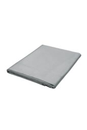 1951 'Luxury 600 Thread Count' Egyptian Cotton Flat Sheet in Grey - Size: Single Flat - thumbnail 1