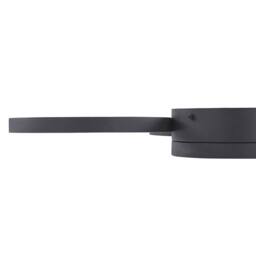 Wyld and Coco Round 3-Shade Ceiling Light Black Steel with Integrated LED - thumbnail 7