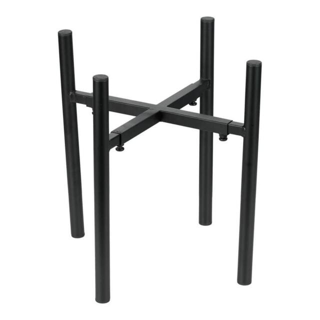 KORVIXA Metal Plant Stand Black Extendable - Size: 500mm - image 1