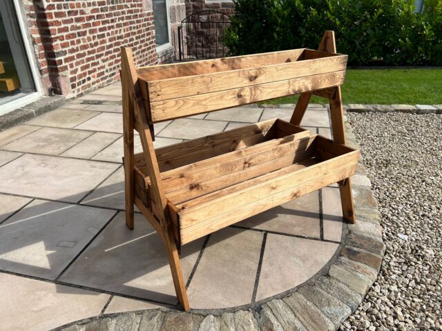 Charles Taylor Trading Country Kitchen Double Herb Garden Extra Large in Brown - image 1