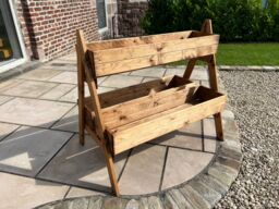 Charles Taylor Trading Country Kitchen Double Herb Garden Extra Large in Brown - thumbnail 1
