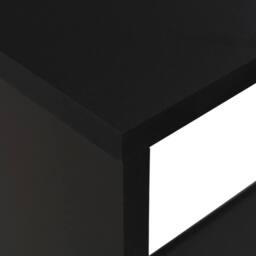 Berkfield Home Bar Table with 2 Table Tops Black 130x40x120 cm - Size: 130 x 40 x 120 cm - thumbnail 9