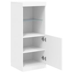 Berkfield Home Sideboard with LED Lights White 41x37x100 cm - Size: 41 x 37 x 100 cm - thumbnail 7
